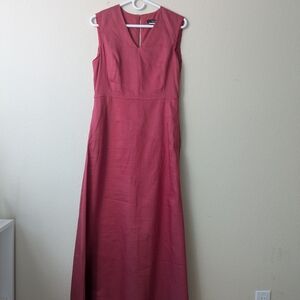 Elegant Sleeveless Pink Dress